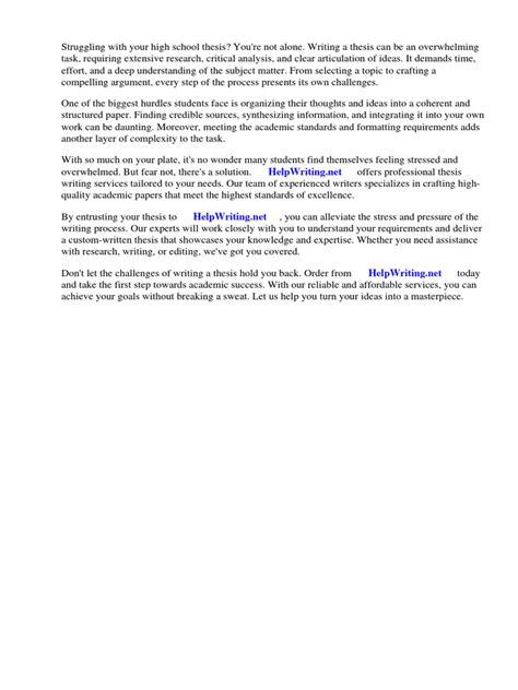 HL Essay Thesis Example 的图像结果