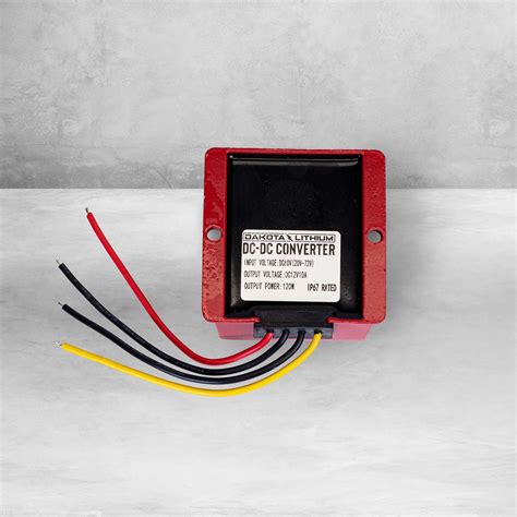 24V or 36V DC to 12V DC 10A DC DC Converter | Dakota Lithium