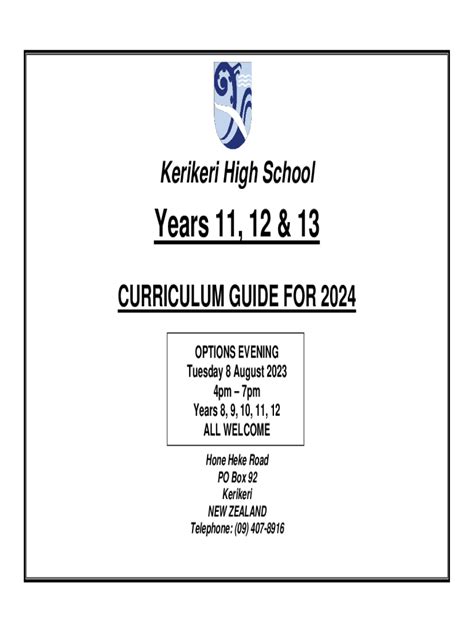 Fillable Online Subjects by Year Level Fax Email Print - pdfFiller
