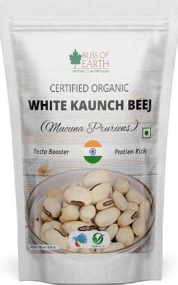 Bliss of Earth Kouch Beej, Mucuna Pruriens, White Beej, cowhage, safed ...