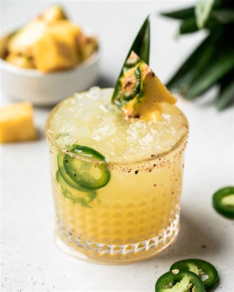 Fresh Pineapple Jalapeno Margarita - A Flavor Journal
