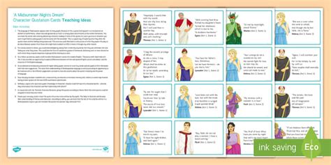 A Midsummer Night's Dream Key Quotes