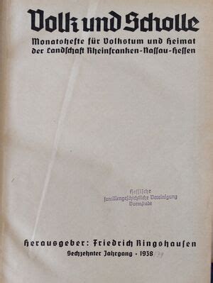 Volk und Scholle/Jahrgang 16 – GenWiki