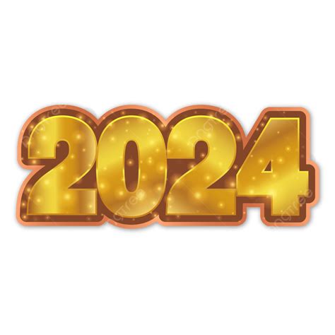 2024 年新年快樂 帶有豪華文字的金色 3d 數字 向量, 2024, 2024 金色 3d 數字, 2024 年新年快樂金色 3d 數字 ...