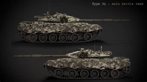 3D Type 96 TANK Model - TurboSquid 2083236