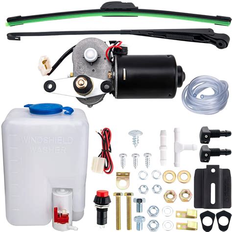Electric UTV Windshield Wiper Kit, Universal Windshield Wiper Motor Kit ...