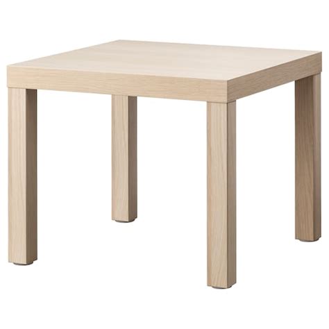 LACK side table, white stained oak effect, 55x55 cm (215/8x215/8") - IKEA