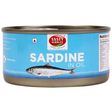 Tasty Nibbles Canned Sardine in Sunflower Oil, 185 g Can – Fetch N Buy
