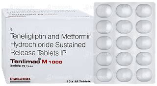 Tenlimac M 1000 Tablet 15: Uses, Side Effects, Price & Substitutes
