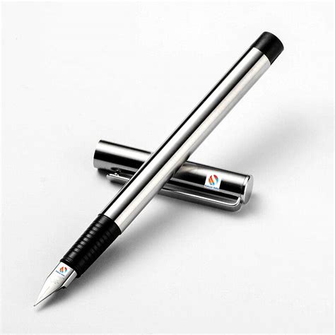 Eshcon Steel Metal Body Fountain Pen Fine Nib 0.5mm Classical Model A ...