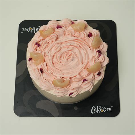 Buy Lychee Rose Cake Online | 2hr Delivery | CakeBee