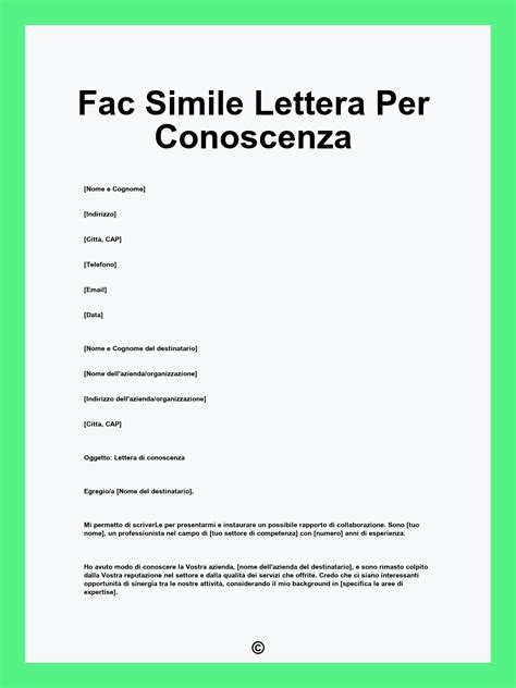 Copia Conoscenza Email