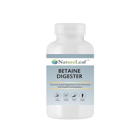Betaine Digester Pancreas Activation Blend | Eliminates Constipation ...