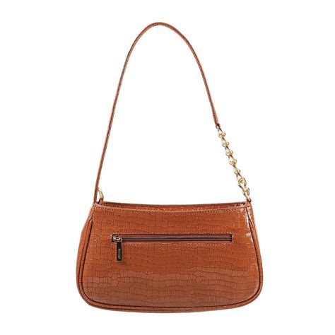 Buy Metro Textured Tan Handbag Online