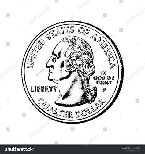 1,066 Illustrated Quarter Coin Images, Stock Photos & Vectors ...