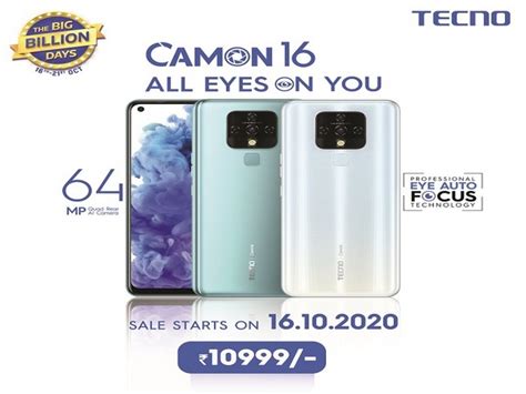 TECNO CAMON 16 set to redefine photography with 64 MP camera and ...