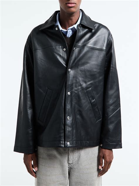 Sunflower - Coach Leather Jacket in Black – Stoy