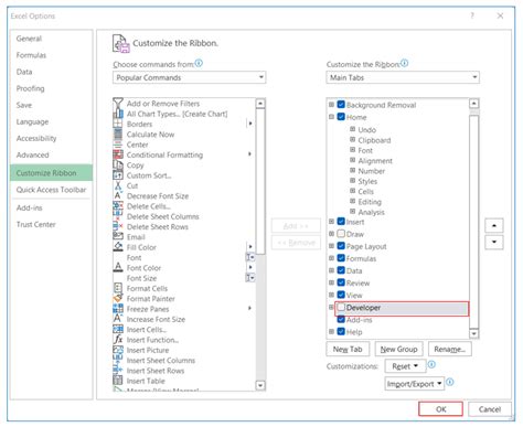 Image result for User Form Developer Tab