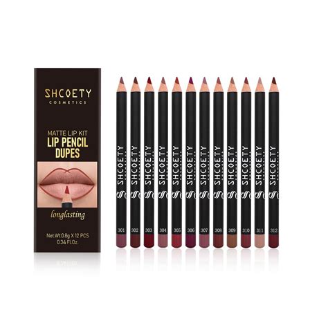 Baorder 12 Colors Matte Lip Liner Set,Premium Waterproof India | Ubuy