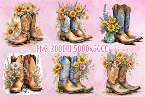 Cowgirl Boots Clip Art