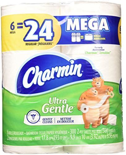 Charmin Sensitive Toilet Paper, Mega Roll, 6 Count : Amazon.in: Home ...