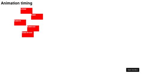 Animation Timing Function 的图像结果