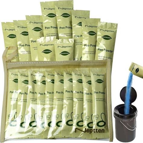 Portable Toilet Powder. Outdoor Toilet. Neutralize Odor/Fast-Acting Gel. Safe & Easy to use ...