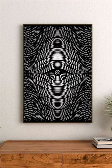 Higher Dimensions Wall Art Posters | Psychedelic Room Decor – Art Theory