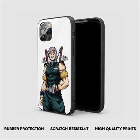 Uzui Tengen White Silicone Armored Phone Case