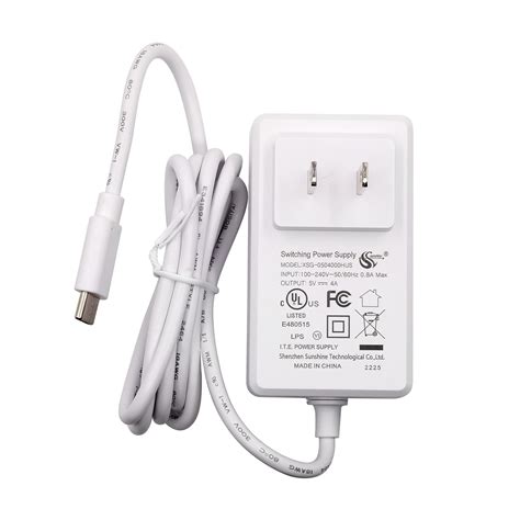Orange Pi 5V4A USB C Power Supply Adapter for Orange Pi 800, Pi 4 LTS ...