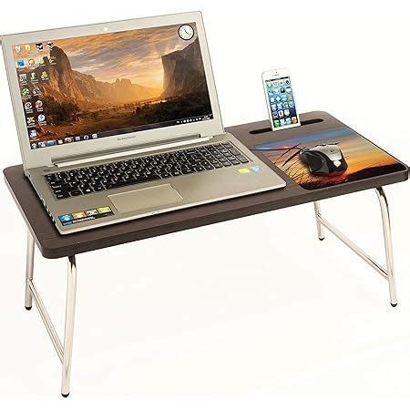 BLUEWUD Riodesk Engineered Wood Multipurpose Foldable Bed/Laptop/Study ...