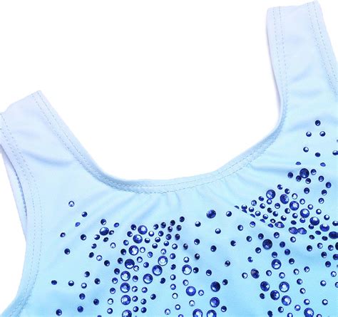 Buy Zaclotre Kid Girls Gymnastic Leotard Sparkly Shiny Diamond Ballet ...