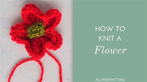 Knit Flower Tutorial 的图像结果