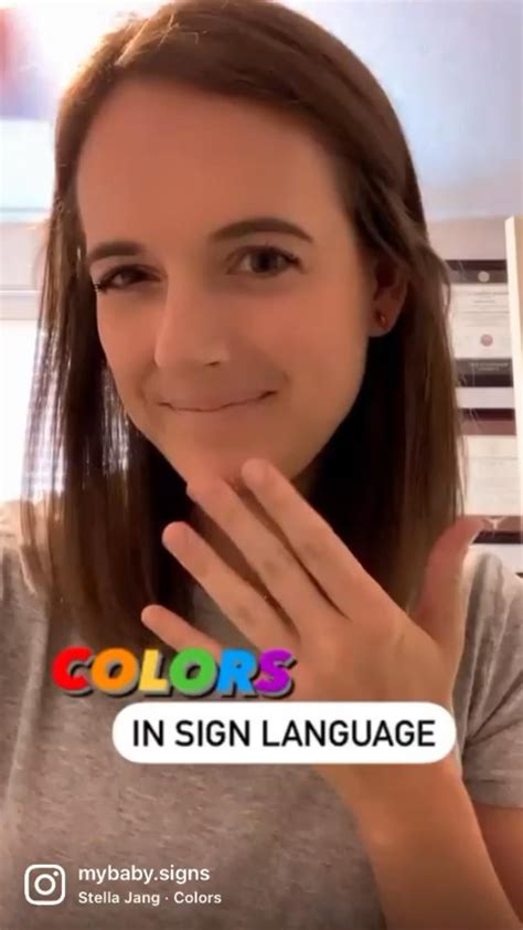 Colors in asl baby sign language teaching colors to toddler and ...