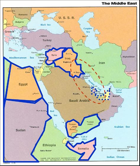 Map Of Middle East In 1945