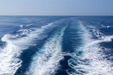 Wake Of A Boat Free Stock Photo - Public Domain Pictures