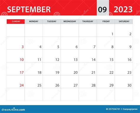 September 2023 With A Rabbit In Cartoon Style, Calendar For September ...
