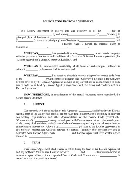 Image result for Source Code Escrow Agent