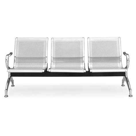 Nilkamal Elano 3-Seater Metal Bench Silver : Amazon.in: Home & Kitchen