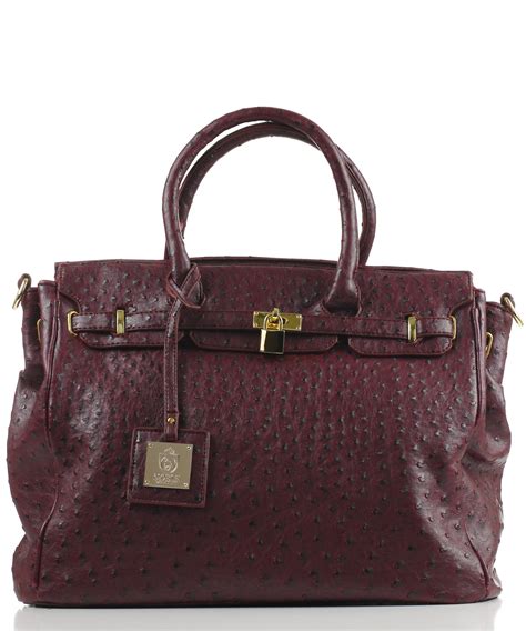 Buy Noble London Office Tote - Ostrich/Snake Textures Online at ...