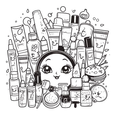 Makeup Coloring Pages [2025]