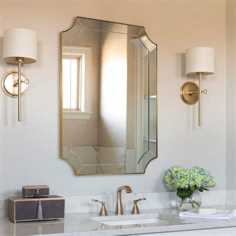 Scalloped Mirrors | Unique Wall Mirror - Moon Mirror