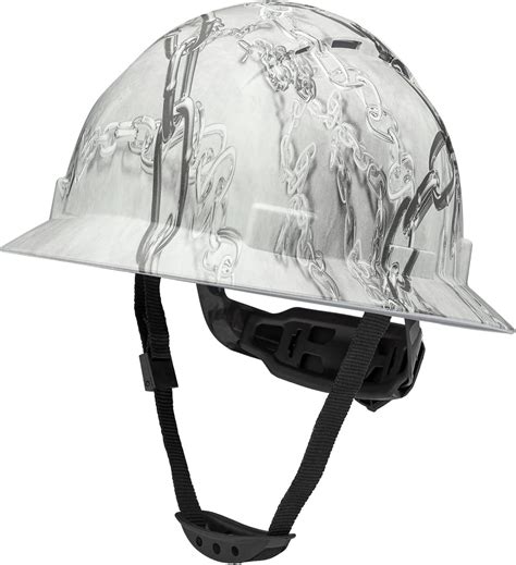Full Brim Vented Hard Hats Construction OSHA Safety Helmet 6 Point ...