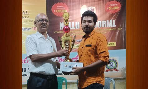 Karthik Rajaa wins 1st Nallu Memorial Rapid Rating Open 2024 ...