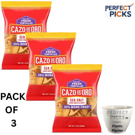 Cazo de Oro 14oz Tortilla Chip ( 3 Pack ) - Walmart.com