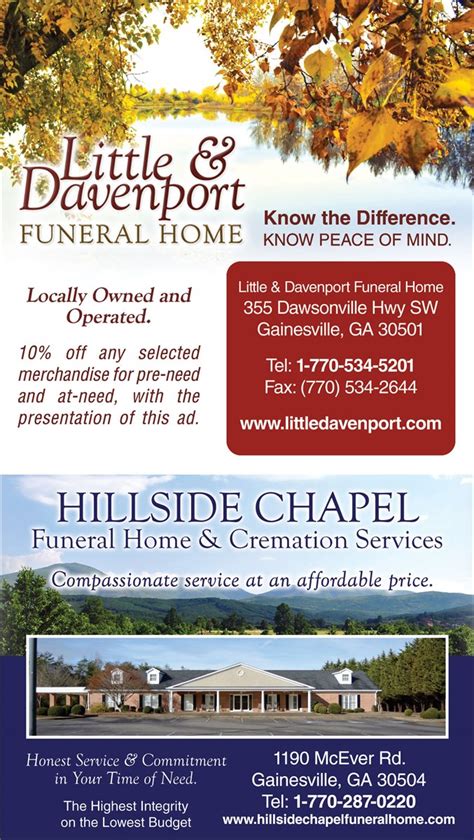 Davenport Funeral Homes - Homemade Ftempo