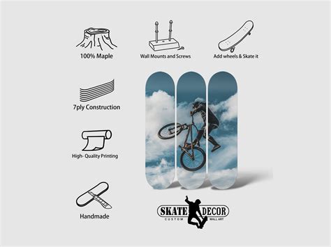 Custom Skateboard Deck Wall Decor, Create Your Own Personalized ...
