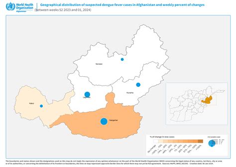 AFG Geographical Distribution of Dengue Fever Outbreak (As of 06 Jan 2024) - WHO Afghanistan ...