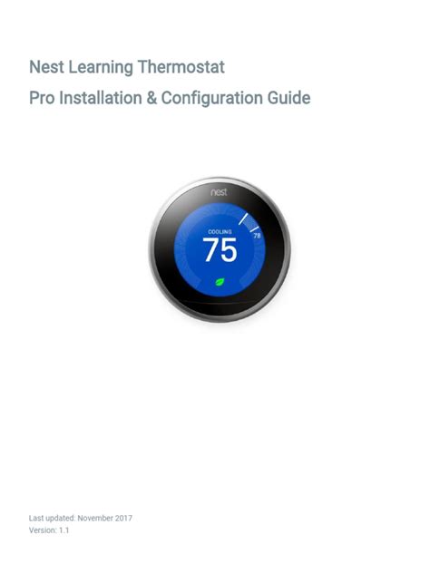 Image result for Nest User Manual Operating Guide