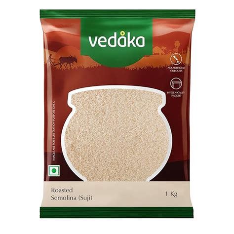 VEDAKA ROASTED SOOJI 1KG : Amazon.in: Grocery & Gourmet Foods